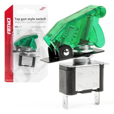 WŁĄCZNIK PRZEŁĄCZNIK PODŚWIETLANY TO P GUN AMIO-03093 WŁĄCZNIK PRZEŁĄCZNIK PODŚWIETLANY TO P GUN AMIO-03093