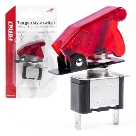 WŁĄCZNIK PRZEŁĄCZNIK TO P GUN PODŚWIETLANY AMIO-03095 WŁĄCZNIK PRZEŁĄCZNIK TO P GUN PODŚWIETLANY AMIO-03095