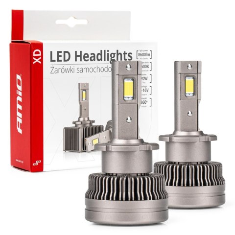 ŻARÓWKI ŻARNIKI LED SERIA xD D4S D4R 6500K CANBUS AMIO-03313 ŻARÓWKI ŻARNIKI LED SERIA xD D4S D4R 6500K CANBUS AMIO-03313