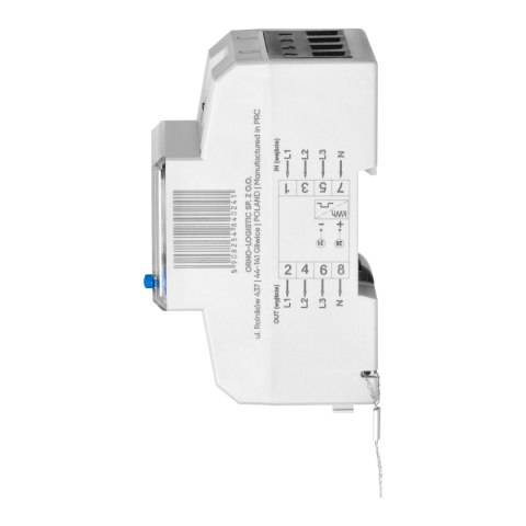 3-FAZOWY WSKAŹNIK ZUŻYCIA ENERGII ELEKTRYCZNEJ, 80A, DODATKOWY WSKAŹNIK, WYJŚCIE IM PULSOWE, PRZYCISK RESET, 2 MODUŁY, DIN TH-35M 3-FAZOWY WSKAŹNIK ZUŻYCIA ENERGII ELEKTRYCZNEJ, 80A, DODATKOWY WSKAŹNIK, WYJŚCIE IM PULSOWE, PRZYCISK RESET, 2 MODUŁY, DIN TH-35M