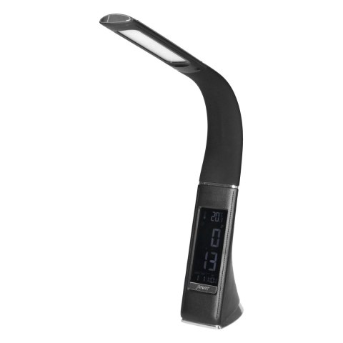 DOLOMIT LED 5W, LAM PKA BIURKOWA Z BUDZIKIEM, 400LM, 4000K, CZARNA DOLOMIT LED 5W, LAM PKA BIURKOWA Z BUDZIKIEM, 400LM, 4000K, CZARNA