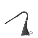 DOLOMIT LED 5W, LAM PKA BIURKOWA Z BUDZIKIEM, 400LM, 4000K, CZARNA