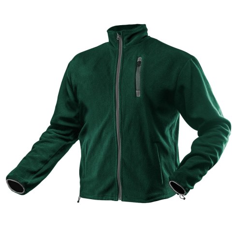 BLUZA  POLAROWA, ZIELONA, ROZMIAR XL