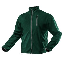BLUZA  POLAROWA, ZIELONA, ROZMIAR S