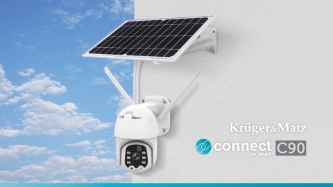 KAMERA WI-FI ZEWNĘTRZNA KRUGER&MATZ CONNECT C90 SOLAR KAMERA WI-FI ZEWNĘTRZNA KRUGER&MATZ CONNECT C90 SOLAR