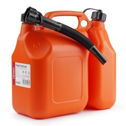 KANISTER  PLASTIKOWY DWUKOMOROWY 6L + 2,5L AMIO-03208