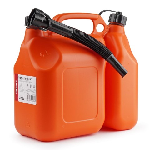 KANISTER PLASTIKOWY DWUKOMOROWY 6L + 2,5L AMIO-03208 KANISTER PLASTIKOWY DWUKOMOROWY 6L + 2,5L AMIO-03208