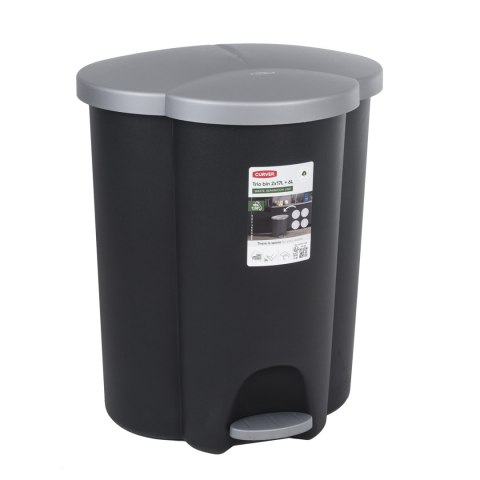KOSZ DO SEGREGACJI ŚMIECI CURVER TRIO 40L V2 KOSZ DO SEGREGACJI ŚMIECI CURVER TRIO 40L V2