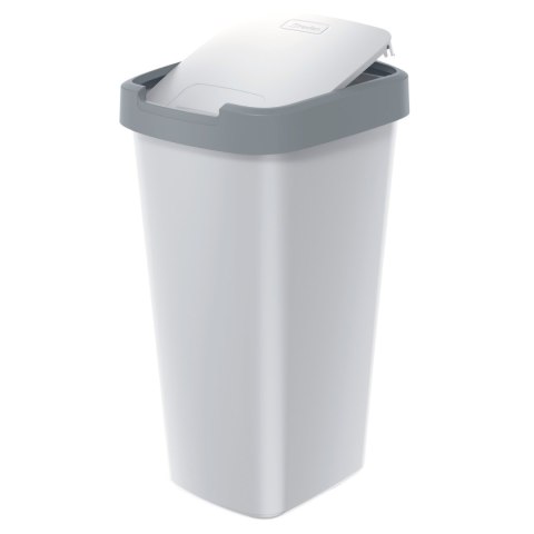 KOSZ NA ŚMIECI COMPACTA Q - SZARY GŁADKI / PO PIEL 25L KEDEN KOSZ NA ŚMIECI COMPACTA Q - SZARY GŁADKI / PO PIEL 25L KEDEN