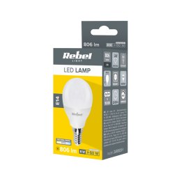 LAM PA LED REBEL G45, 8W, E14 4000K, 230V