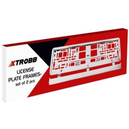 RAMKA  POD TABLICE REJESTRACYJNĄ 2SZT. XTROBB 22048