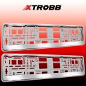 RAMKA  POD TABLICE REJESTRACYJNĄ 2SZT. XTROBB 22048