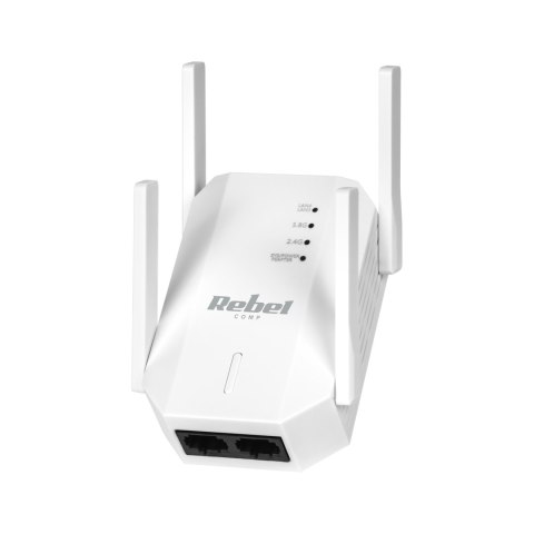 RE PEATER - WZMACNIACZ SIECI BEZ PRZEWODOWEJ 2.4+5 GHZ REBEL RE PEATER - WZMACNIACZ SIECI BEZ PRZEWODOWEJ 2.4+5 GHZ REBEL