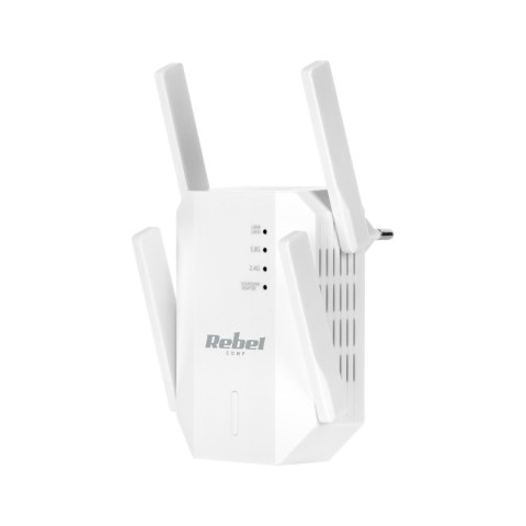RE PEATER - WZMACNIACZ SIECI BEZ PRZEWODOWEJ 2.4+5 GHZ REBEL RE PEATER - WZMACNIACZ SIECI BEZ PRZEWODOWEJ 2.4+5 GHZ REBEL