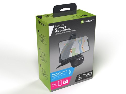 UCHWYT NA TELEFON TRACER U18 (NA DESKĘ ROZDZIELCZĄ) UCHWYT NA TELEFON TRACER U18 (NA DESKĘ ROZDZIELCZĄ)