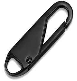 DA29 UCHWYT DO SUWAKA ZAMKA BŁYSKAWICZNEGO BLACK  PLASTIK