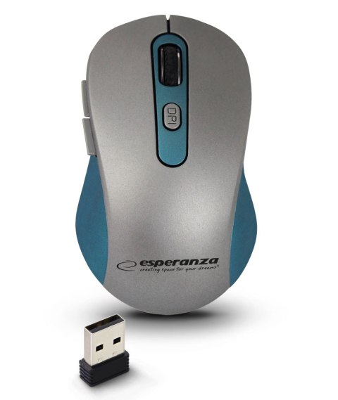EM131B ES PERANZA MYSZ BEZ PRZ. 2.4GHZ 6D O PT. USB ADARA NIEBIESKA EM131B ES PERANZA MYSZ BEZ PRZ. 2.4GHZ 6D O PT. USB ADARA NIEBIESKA