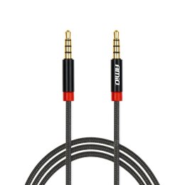 KABEL AUx MINI JACK 3,5MM O PLOT 100CM AMIO-03269