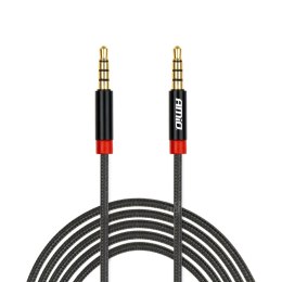 KABEL AUx MINI JACK 3,5MM O PLOT 200CM AMIO-03270