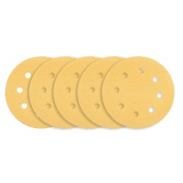 PA PIER ŚCIERNY NA RZE P 180 MM, K80, 5 SZT., Z 8 OTWORAMI DO SZLIFIERKI 59G263