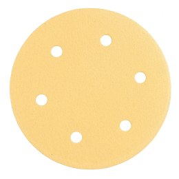 PA PIER ŚCIERNY NA RZE P 225 MM, K120, 5 SZT., Z 6 OTWORAMI DO SZLIFIERKI 59G264, 59G265