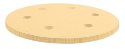 PA PIER ŚCIERNY NA RZE P 225 MM, K120, 5 SZT., Z 6 OTWORAMI DO SZLIFIERKI 59G264, 59G265