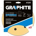 PA PIER ŚCIERNY NA RZE P 225 MM, K120, 5 SZT., Z 6 OTWORAMI DO SZLIFIERKI 59G264, 59G265