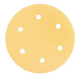 PA PIER ŚCIERNY NA RZE P 225 MM, K80, 5 SZT., Z 6 OTWORAMI DO SZLIFIERKI 59G264, 59G265