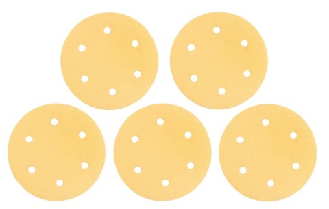 PA PIER ŚCIERNY NA RZE P 225 MM, K80, 5 SZT., Z 6 OTWORAMI DO SZLIFIERKI 59G264, 59G265 PA PIER ŚCIERNY NA RZE P 225 MM, K80, 5 SZT., Z 6 OTWORAMI DO SZLIFIERKI 59G264, 59G265