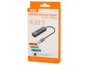 86-064# KARTA SIECIOWA USB-C RJ45+3xUSB KABEL K-06
