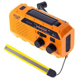 AD 1197 RADIO SOLARNE Z KORBKĄ RĘCZNĄ