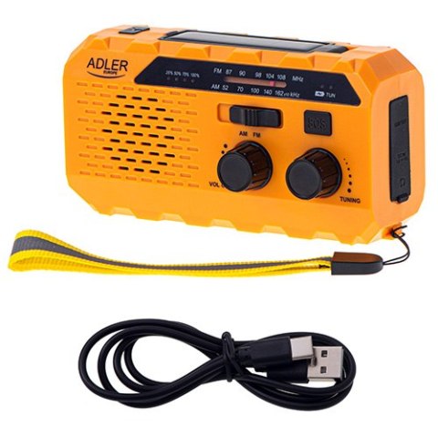 AD 1197 RADIO SOLARNE Z KORBKĄ RĘCZNĄ AD 1197 RADIO SOLARNE Z KORBKĄ RĘCZNĄ