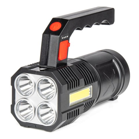 LATARKA AKUMULATOROWA 4LED + COB 1200MAH AMIO-03273 LATARKA AKUMULATOROWA 4LED + COB 1200MAH AMIO-03273