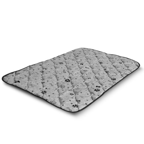 MATA DLA PSA KOŚCI CZARNE 100 x 70 CM PRESTIGE MATA DLA PSA KOŚCI CZARNE 100 x 70 CM PRESTIGE
