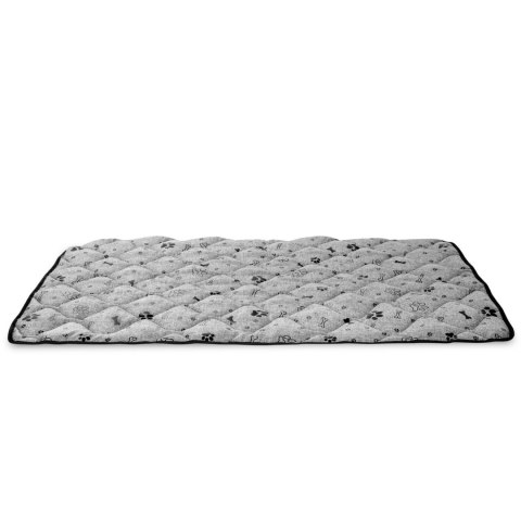 MATA DLA PSA KOŚCI CZARNE 120 x 80 CM PRESTIGE MATA DLA PSA KOŚCI CZARNE 120 x 80 CM PRESTIGE