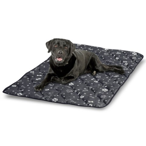 MATA DLA PSA KOŚCI SREBRNE 120 x 80 CM PRESTIGE MATA DLA PSA KOŚCI SREBRNE 120 x 80 CM PRESTIGE
