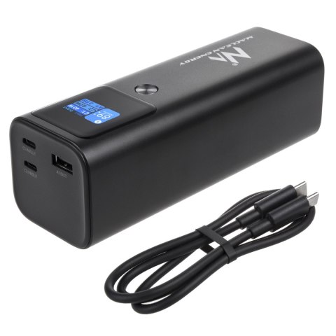 MOBILNA BATERIA POWER BANK MACLEAN, 24600MAH, POWER DELIVERY (PD) 140W, FAST/QUICK/SU PER CHARGE, 88,56WH, 2x TY P-C, USB, MCE335 MOBILNA BATERIA POWER BANK MACLEAN, 24600MAH, POWER DELIVERY (PD) 140W, FAST/QUICK/SU PER CHARGE, 88,56WH, 2x TY P-C, USB, MCE335