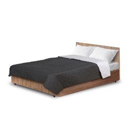 NARZUTA DWUSTRONNA  PIKOWANA SZARO-CZARNA 160x200 CM MEDICLINE
