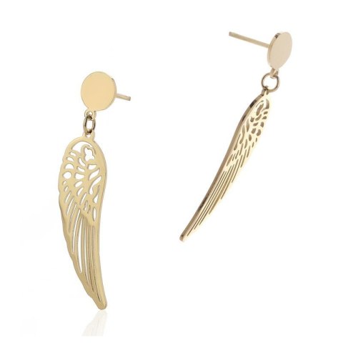 KOLCZYKI ZE STALI CHIRURGICZNEJ POZŁACANE SZTYFTY KST2064