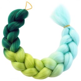SYNTETYCZNE WŁOSY KOLOROWE 120 CM GĘSTE OMBRE WLS40