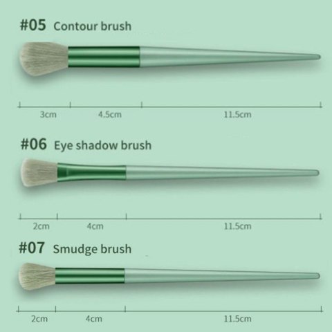 ZESTAW 13 PĘDZLI DO MAKIJAŻU ETUI PUDEŁKO CZERŃ PZ28CZ