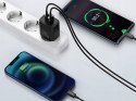 BASEUS ŁADOWARKA SIECIOWA BASEUS COM PACT QUICK CHARGER, USB, USB-C, 20W (CCXJ-B01) CZARNA