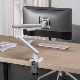 UCHWYT BIURKOWY DO MONITORA LCD ERGO OFFICE, S PRĘŻYNA GAZOWA, VESA 75x75 ORAZ 100x100, 17-32