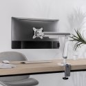 UCHWYT BIURKOWY DO MONITORA LCD ERGO OFFICE, S PRĘŻYNA GAZOWA, VESA 75x75 ORAZ 100x100, 17-32" 9KG, ER-751