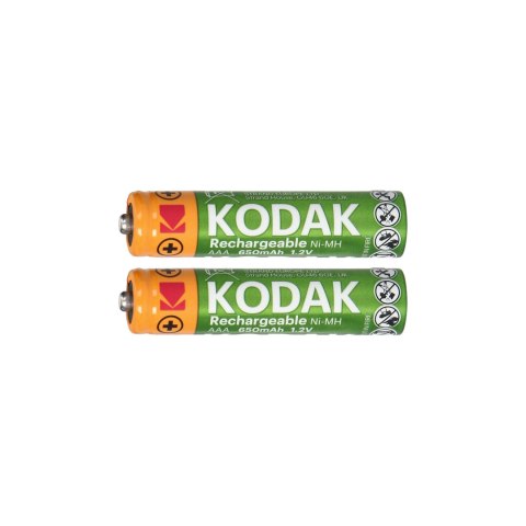 AKUMULATORKI KODAK NI-MH AAA 650MAH, 2 SZT. AKUMULATORKI KODAK NI-MH AAA 650MAH, 2 SZT.