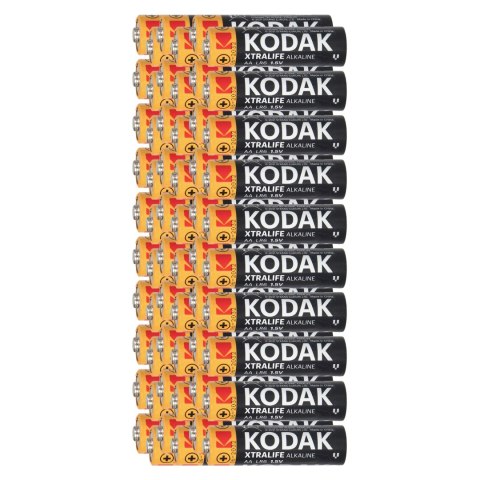 BATERIE KODAK XTRALIFE ALKALINE AA LR6, 60 SZT.