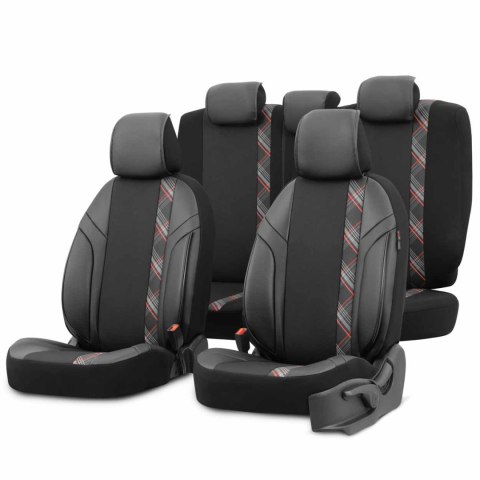 KOM PLET POKROWCÓW NA FOTELE SAMOCHODOWE OTOM HORIZON 1801 RED 3-ZI P KOM PLET POKROWCÓW NA FOTELE SAMOCHODOWE OTOM HORIZON 1801 RED 3-ZI P
