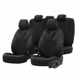 KOM PLET  POKROWCÓW NA FOTELE SAMOCHODOWE OTOM TEM PO 1501 BLACK NZ