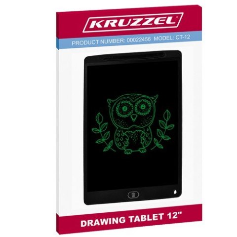 TABLET DO RYSOWANIA 12" CZARNY KRUZZEL 22456 TABLET DO RYSOWANIA 12" CZARNY KRUZZEL 22456