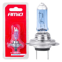 ŻARÓWKA HALOGENOWA H7 12V 55W SU PER WHITE 1SZT. BLISTER AMIO-03364